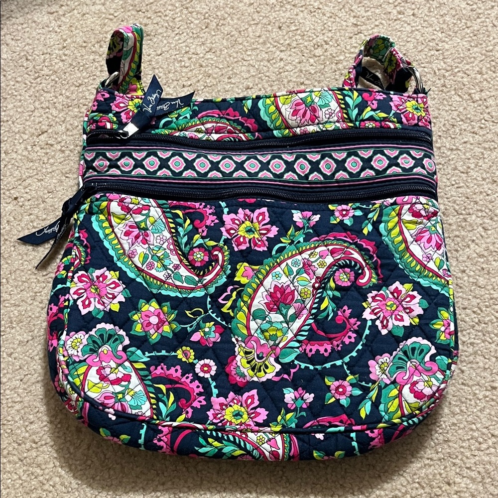 Vera Bradley Floral Paisley Crossbody Bag - Petal Paisley